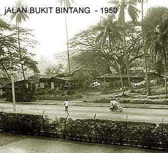 Jalan Bukit Bintang in 1950