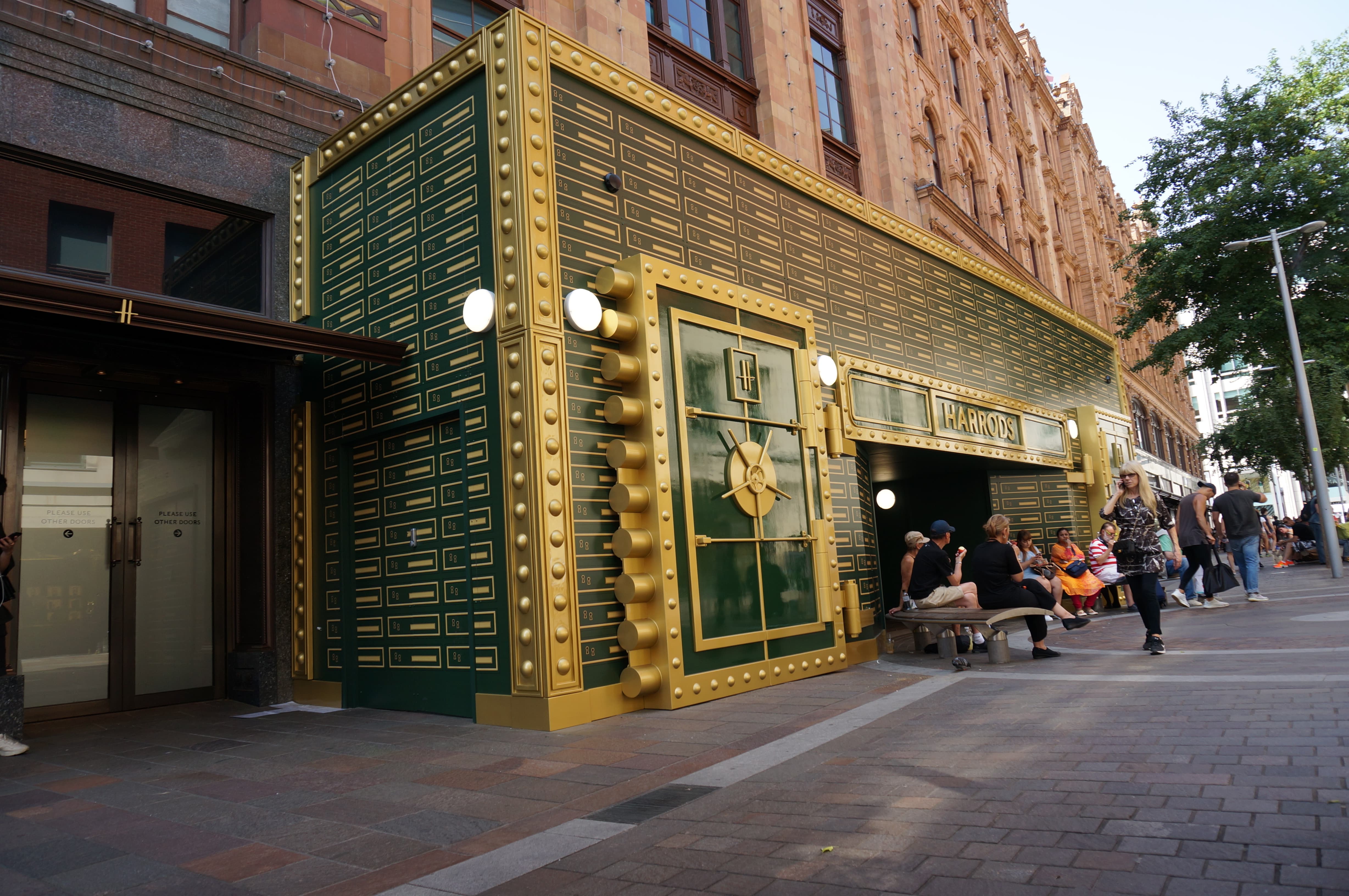 Hoarding for Harrods in London