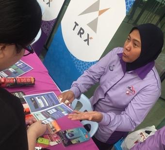 Info booth on safety talks, introductions to PDRM programmes, the new Volunteer Smartphone Patrol (VSP) app & Amanita.