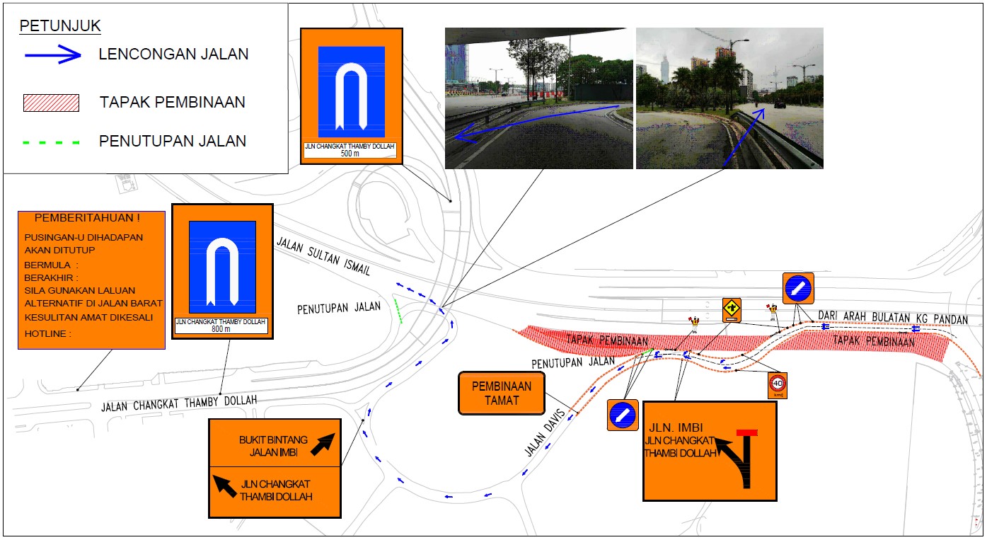 MAP 1- JALAN DAVIS ROAD DIVERSION